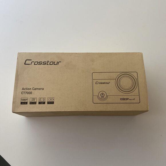 Crosstour (CT7000) Action Camera 170° Wide Angle Lens 1080P - With Accessories - Picture 1 of 5